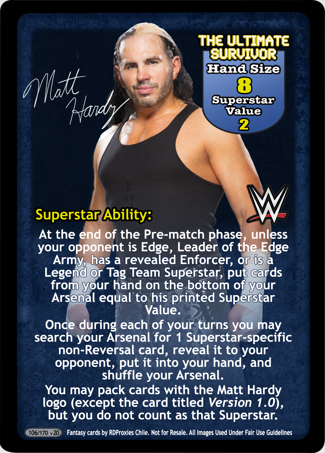 The Ultimate Survivor
